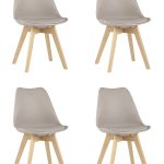Стул FRANKFURT NEW бежевый 4 шт