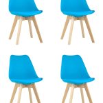 Стул FRANKFURT NEW бирюзовый 4 шт