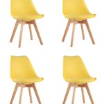 Стул FRANKFURT NEW желтый 4 шт