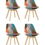 Стул FRANKFURT пэчворк 4 шт.