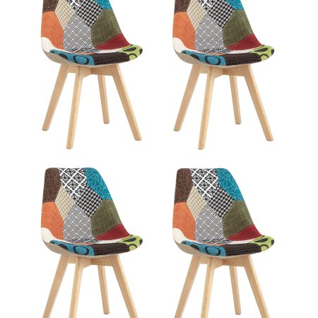 Стул FRANKFURT пэчворк 4 шт.