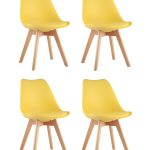 Стул FRANKFURT желтый 4 шт.