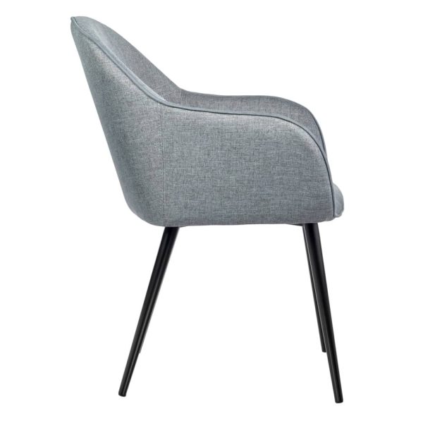 Стул Frida серо-синяя рогожка — изображение 3