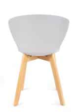 Стул Gracia белый с деревянными ножками — изображение 3