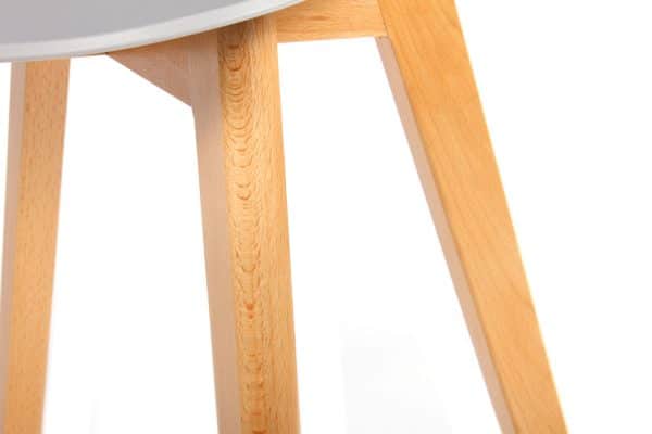 Стул Gracia белый с деревянными ножками — изображение 4