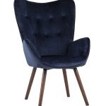 Стул Гранд велюр синий
