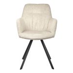 Стул Grant латте шенил на поворотном механизме — изображение 2