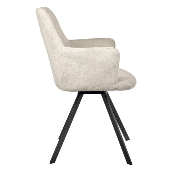 Стул Grant латте шенил на поворотном механизме — изображение 3