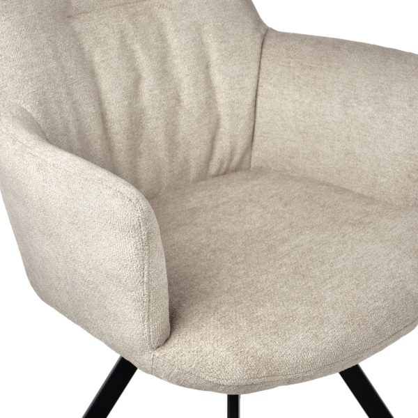 Стул Grant латте шенил на поворотном механизме — изображение 5