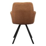 Стул Grant терракотовый шенил на поворотном механизме — изображение 4