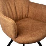 Стул Grant терракотовый шенил на поворотном механизме — изображение 5