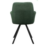 Стул Grant зелёный шенил на поворотном механизме — изображение 4