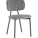 Стул Ханна велюр серый