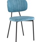 Стул Ханна велюр синий