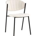 Стул Харпер ткань рогожка молочный