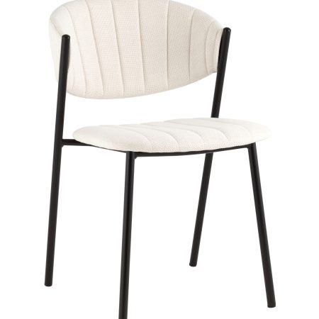 Стул Харпер ткань рогожка молочный