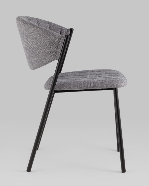 Стул Харпер ткань рогожка серый — изображение 3