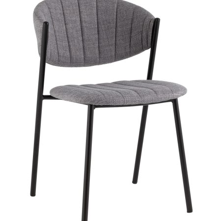 Стул Харпер ткань рогожка серый