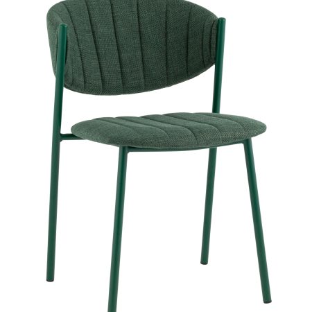 Стул Харпер ткань рогожка зеленый каркас зеленый полуглянцевый муар
