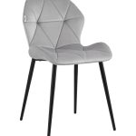 Стул Эдвин велюр серый