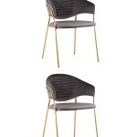 Стул Эвита темно-серый 2 шт