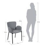 Стул Joy пудровый — изображение 4