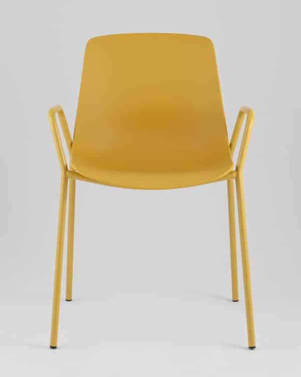 Стул Kaira пластик горчичный — изображение 3
