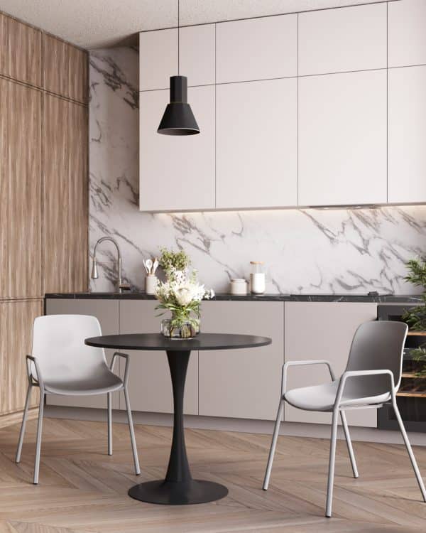 Стул Kaira пластик серый — изображение 3