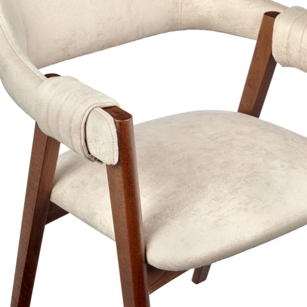 Стул KELLI латте, орех — изображение 5