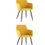 Стул Кинг желтый 2 шт