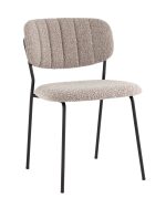 Стул Кэрол без подлокотников букле серый — изображение 2