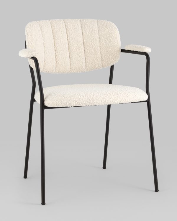 Стул Кэрол букле белый — изображение 2