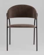 Стул Колин NEW вельвет коричневый — изображение 3