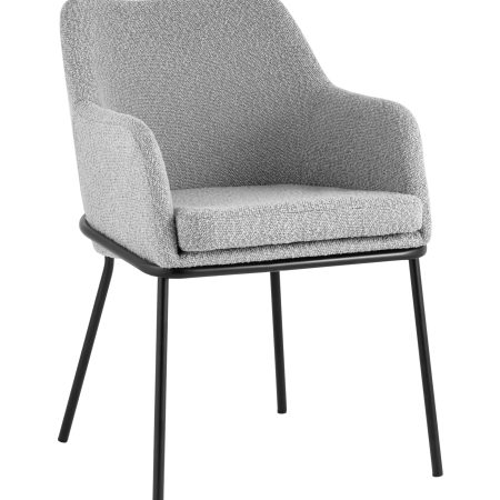 Стул Кози ткань букле серый