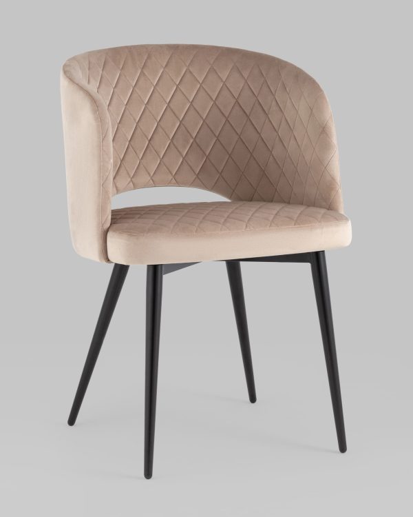 Стул-кресло Дарелл велюр бежевый — изображение 2