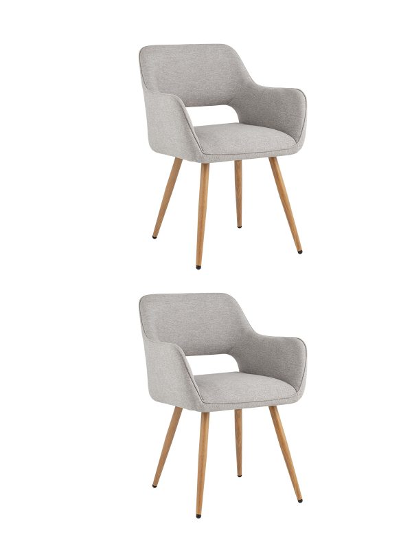 Стул Кромвель II серый 2 шт