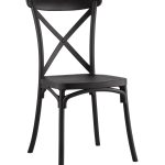 Стул Кроссбэк пластиковый черный