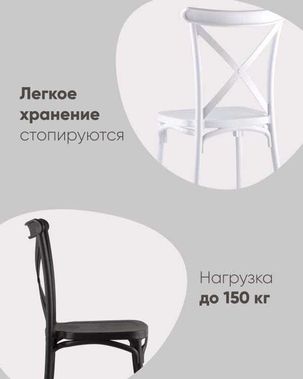 stul-krossbjek-plastikovyj-chernyj-2 Стул Кроссбэк пластиковый черный — изображение 3
