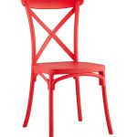 Стул Кроссбэк пластиковый красный