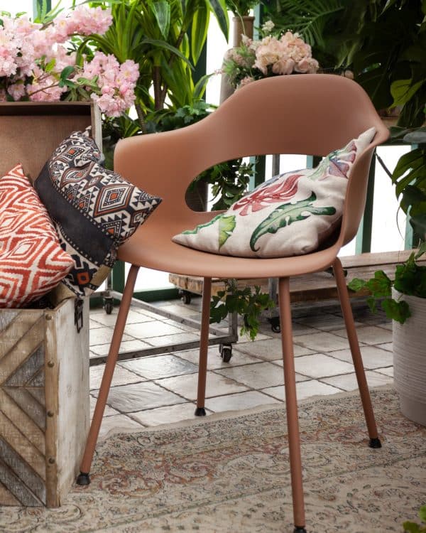 Стул Lady пластик коричневый — изображение 3