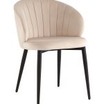 Стул Lastura велюр молочный