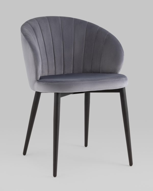 Стул Lastura велюр серый — изображение 2