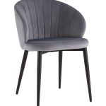 Стул Lastura велюр серый