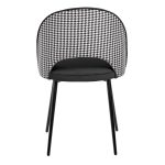 Стул Leo чёрный с жаккардом — изображение 4