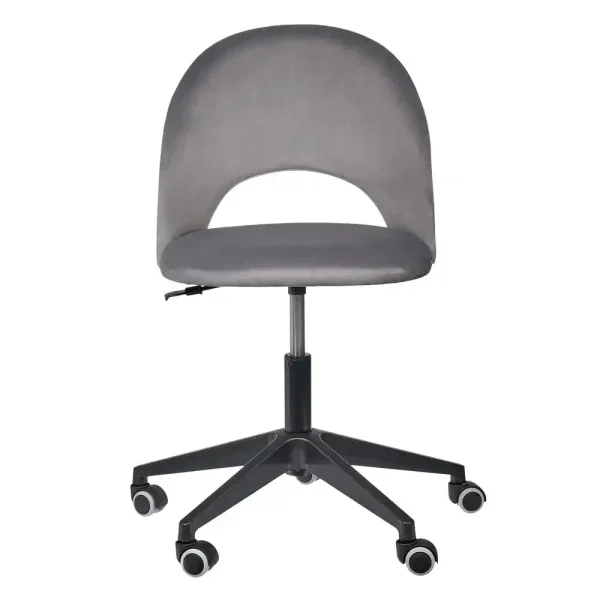 stul-leo-vrashhajushhijsja-na-kolesikah-temno-seryj-1 Стул Leo вращающийся на колесиках темно-серый — изображение 2