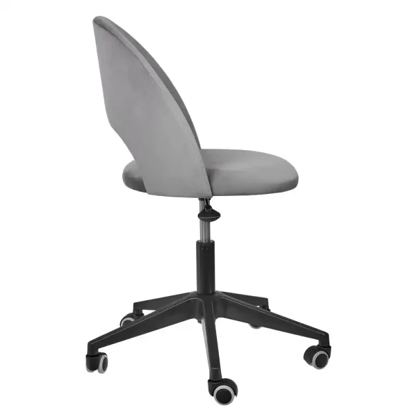 stul-leo-vrashhajushhijsja-na-kolesikah-temno-seryj-2 Стул Leo вращающийся на колесиках темно-серый — изображение 3