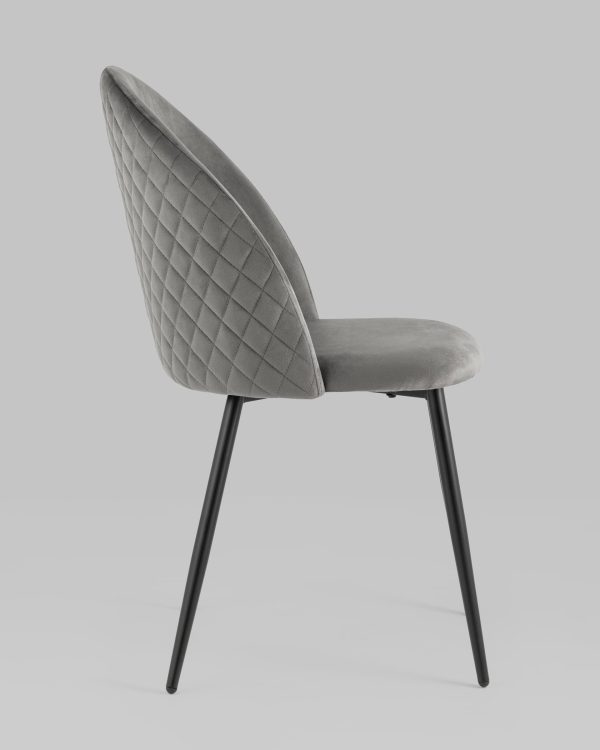 Стул Lilly велюр антрацитовый — изображение 3