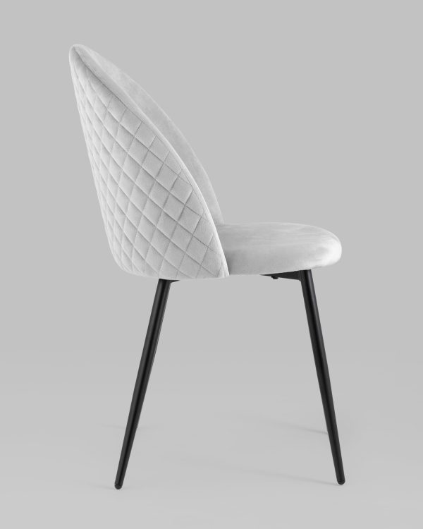 Стул Lilly велюр серебристый 4 шт. — изображение 3