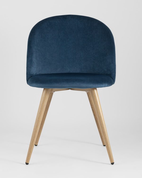 Стул Лион велюр голубой 4 шт — изображение 3