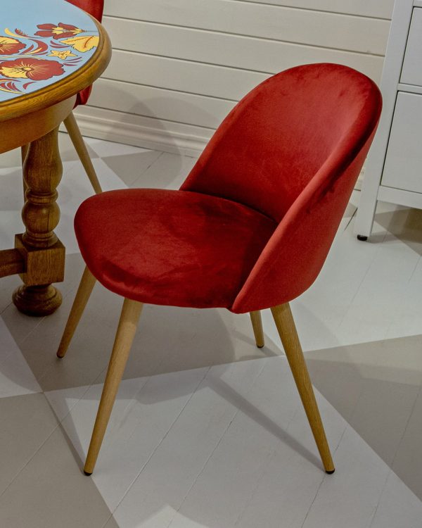 Стул Лион велюр красный — изображение 3